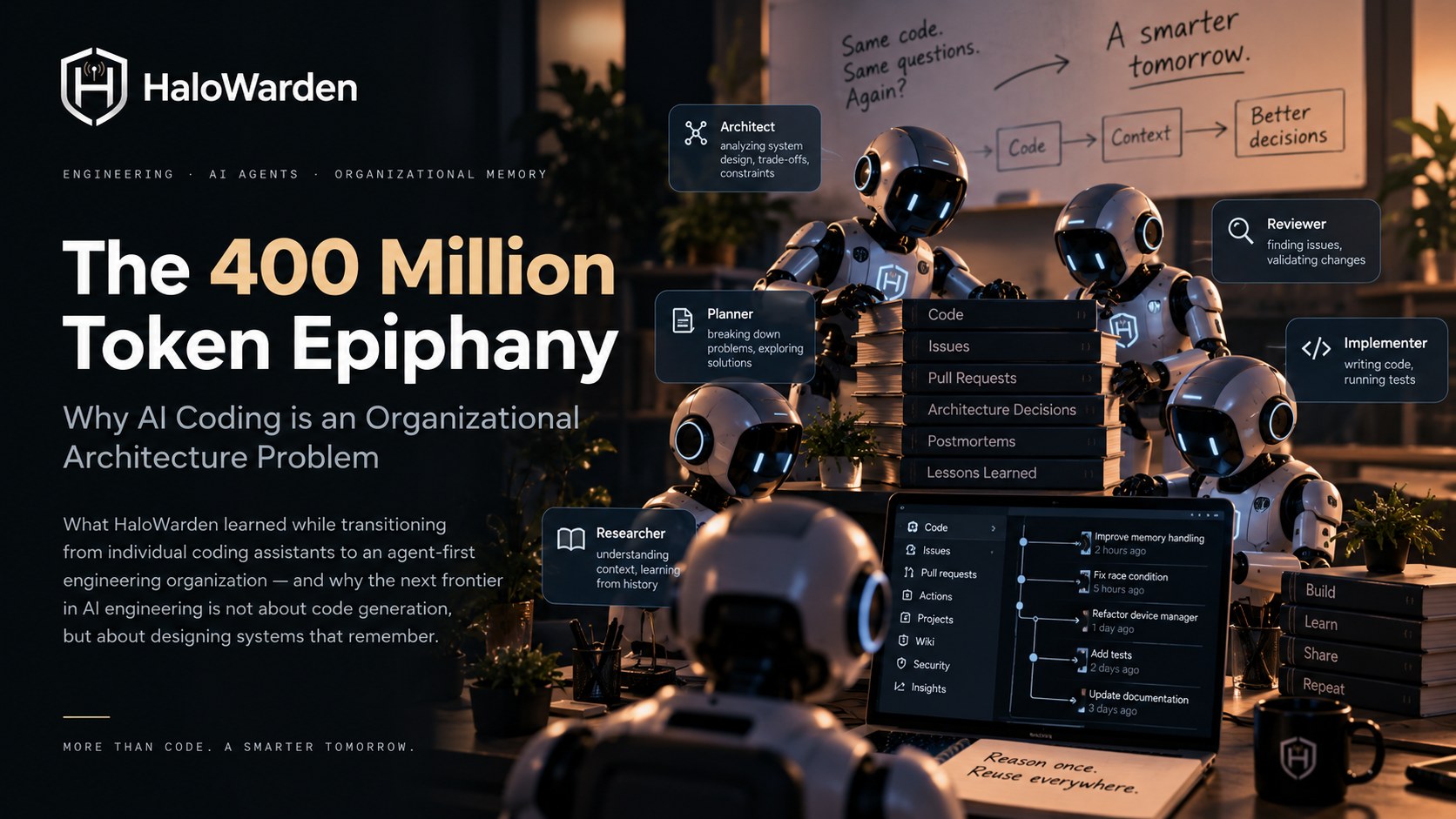 The 400 Million Token Epiphany: Why AI Coding is an Organizational Architecture Problem